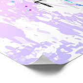 Retro Scooter - Stuntscooter - Kick Stunt Scooter Poster (Hoek)