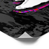 Retro Scooter - Stuntscooter - Kick Stunt Scooter Poster (Hoek)