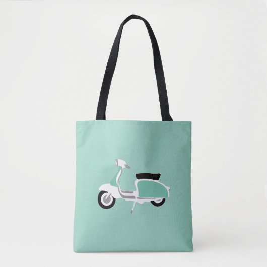 Retro Scooter Tote Bag (Devant)