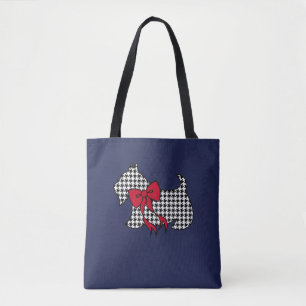 Retro Scottish Terrier Bag Draagtas
