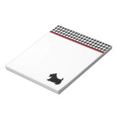 Retro Scottish Terrier Kantoor School Notitieblok  (Gedraaid)