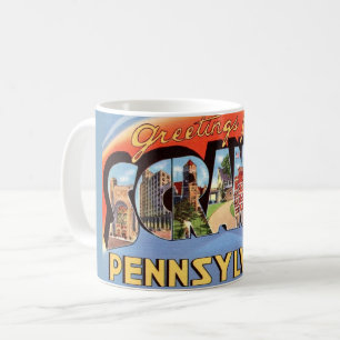 Retro Scranton PA Salutation Mug
