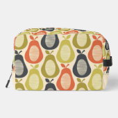 Retro Scribble Pears Patroon Toilettasje (Achterkant)