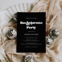  retro script Bachelorette Party