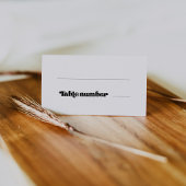  retro script bruiloft