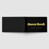  retro script bruiloft gastenboek (Volledig)