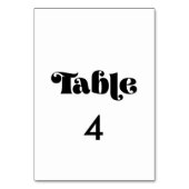 retro script bruiloft kaart (Achterkant)