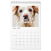 Retro script familie fotokalender 2026 kalender (Mar 2026)