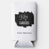 Retro Script Fifty & FABULOUS Zwart & Wit (Voorkant)