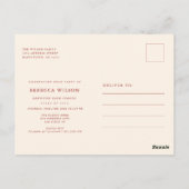 Retro Script Grad Photo Graduation Invitation (Dos)