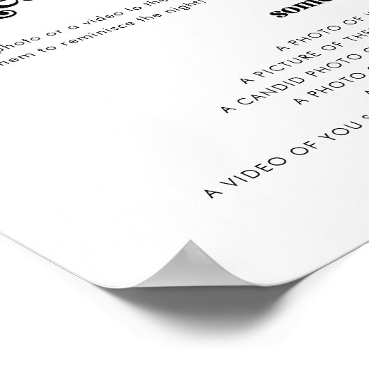 Retro Script Laat Hun Telefoons Exploderen Huwelij Poster (Hoek)