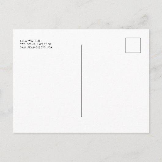  retro script Maid of Honor voorstel Briefkaart (Achterkant)