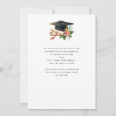 Retro Script Photo-Afstuderen Aankondiging (Achterkant)