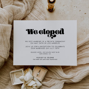 retro script We hielden aankondiging