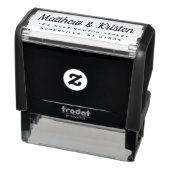 Retro Script Zelfinkt Retro Adres Stempel (Product)