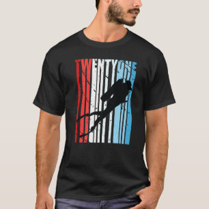 Retro Scuba Diving 21st Birthday Deep Zee Diver Wo T-shirt