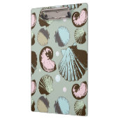 Retro Seashell Patroon Klembord (Links)