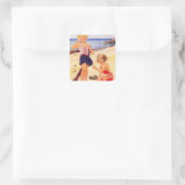 Retro Seashore Sticker (Tas)