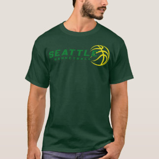 Retro Seattle Basketbal Team 1 T-shirt