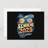 Retro Senior 2025 Klasse van 2025 Afstuderen Briefkaart (Voorkant / Achterkant)