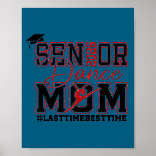 Retro senior dansmoeder 2026 moeder van een senior poster