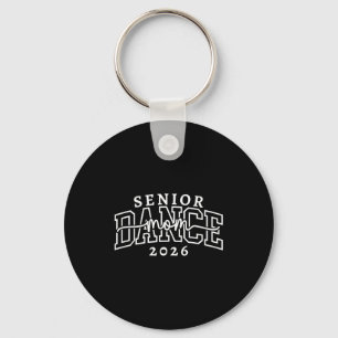 Retro senior dansmoeder klas van 2026 danser sleutelhanger