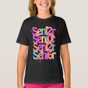 Retro Senior Jaar Afstuderen Gift Shirt