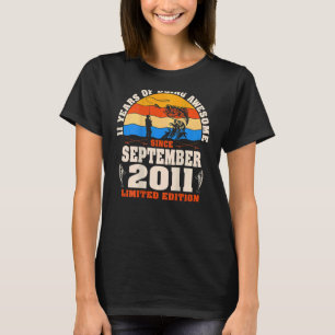 Retro september 2011 11 jaar oud Gevist op 11e mil T-shirt