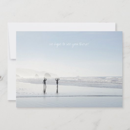 Retro Serif Mustard Yellow Save The Date (Achterkant)