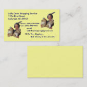 Rétro service d'épicerie du carte de visite GR8 (Devant / Derrière)