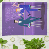 Rétro serviette de cuisine de bar gay (Plié)