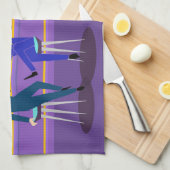 Rétro serviette de cuisine de bar gay (Quart Plié)