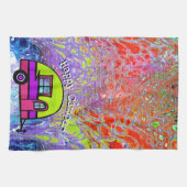 Rétro serviette de cuisine de profondément (Horizontal)