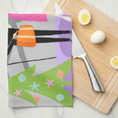 Rétro serviette de cuisine hawaïenne de Noël (Quart Plié)