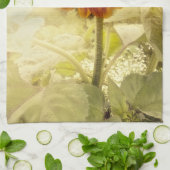 Rétro serviette de cuisine poussiéreuse de (Plié)