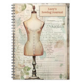 Retro Sewing Journal Tailor's Dummy (Devant)