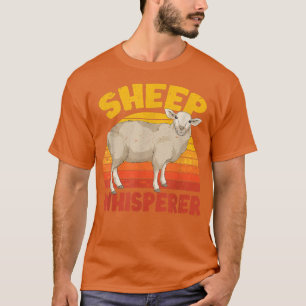 Retro Sheep Whisperer Boerderij Animal Farmer Farm T-shirt