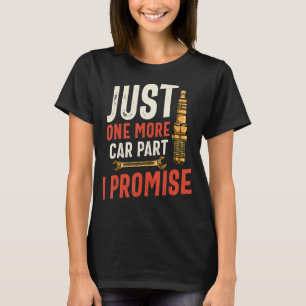 Retro shirt, nog een auto-onderdeel dat ik beloof t-shirt