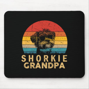  Retro Shorkie Opa Hondenliefhebbers Paw Pa F Muismat