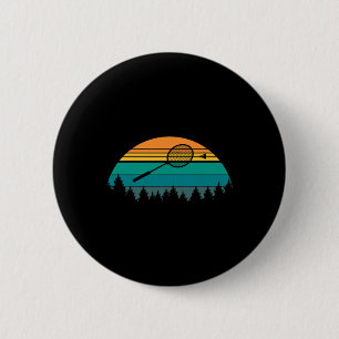  Retro Shuttle Badminton 2 Ronde Button 5,7 Cm
