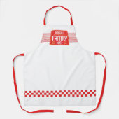 Retro Sign Family Diner Schort (Voorkant)