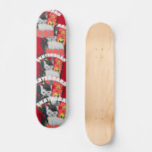retro simpele skateboardkat skateboard (Voorkant)