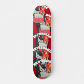 retro simpele skateboardkat skateboard (Voorkant)