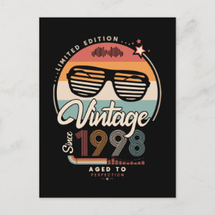 Retro sinds 1998 briefkaart