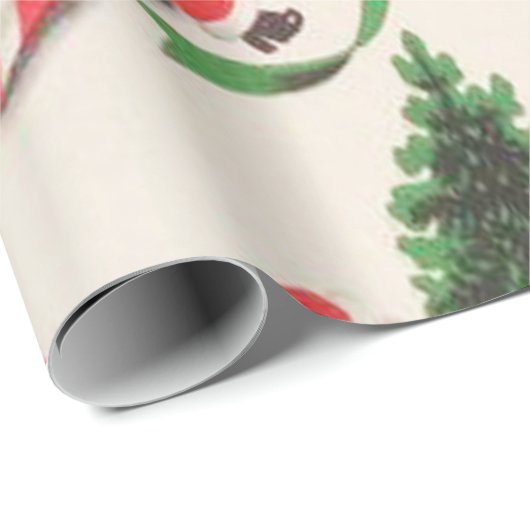 Retro, Sinterklaas Cadeaupapier (Rol Hoek)