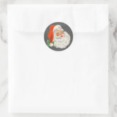 Retro Sinterklaas Chalkboard Kerst stickers (Tas)