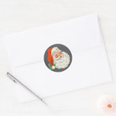 Retro Sinterklaas Chalkboard Kerst stickers (Envelop)