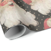  retro sinterklaas kerstvakantie cadeaupapier (Rol Hoek)