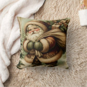 Retro Sinterklaas met geschenken Kussen (Deken)