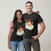 Retro  Sinterklaas Winking Funny Christmas T-shirt (Unisex)